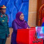 Samia akifungua Bunge